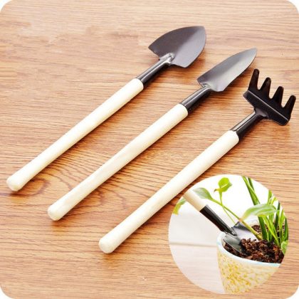 1598 Kid’s Garden Tools Set of 3 Pieces (Trowel, Shovel, Rake)