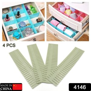 4146-storage-box-drawer-organizer-drawer-cupboard-divider-grid-closet-sorting-partition-plastic-strips-separators-box-organizer-4-pc-set