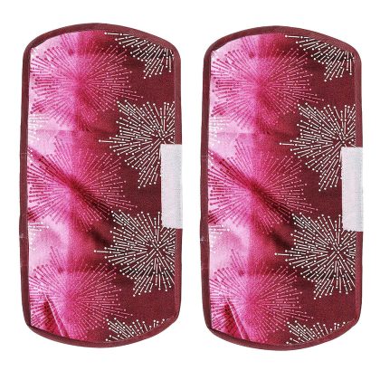 4928 Fridge Cover Handle Cover Polyester High Material Cover For All Fridge Handle Use ( Set Of 2 Pcs ) Multi Design