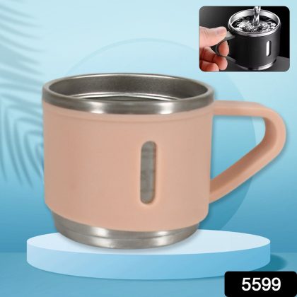 Stainless Steel Vacuum Coffee / Tea Cup, Tea Mug Hot Insulated Double Wall Stainless Steel, Coffee, and Milk Cup with Handle Easy To Carry: Coffee…